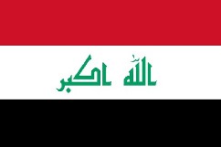 Iraq flag west