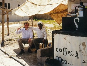 Kaffepaus i Jordanien